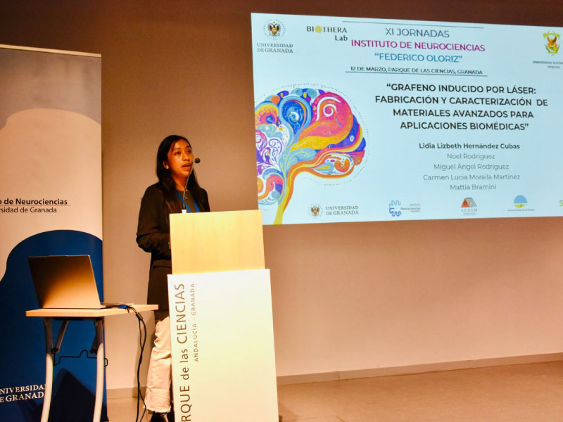 LIDIA LIZBETH INVESTIGA CÓMO RECUPERAR LA COMUNICACIÓN ENTRE NEURONAS