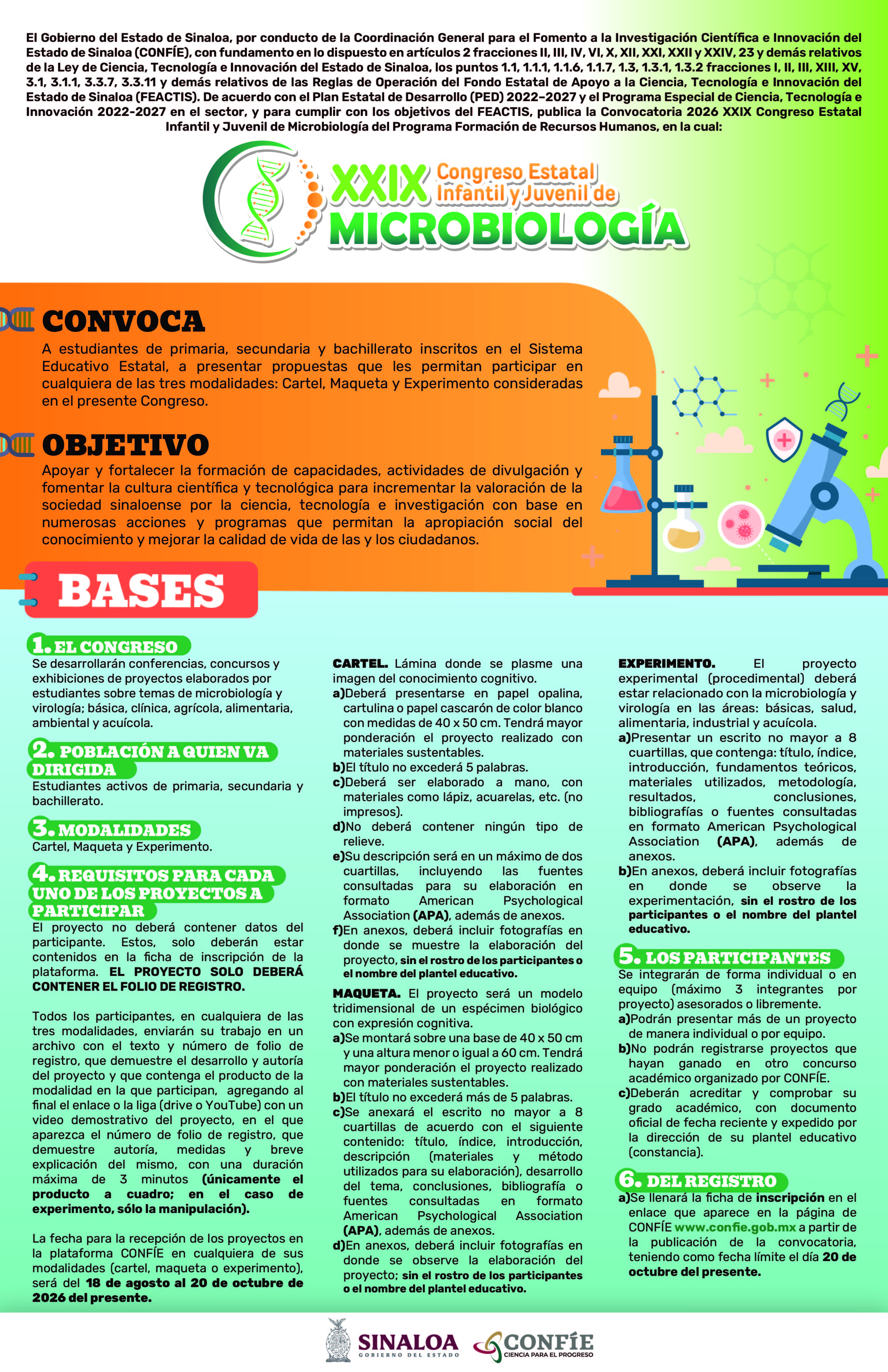 XXIX Congreso Estatal Infantil y Juvenil MIcrobiología
